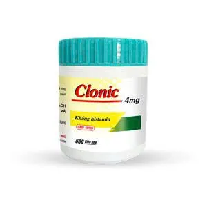 Clonic 4mg Nic (C/500v) – Thuốc kháng histamin giảm dị ứng, nổi mề đay, ngứa